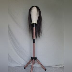 Womens Black / Natural Black Lace Front Wig